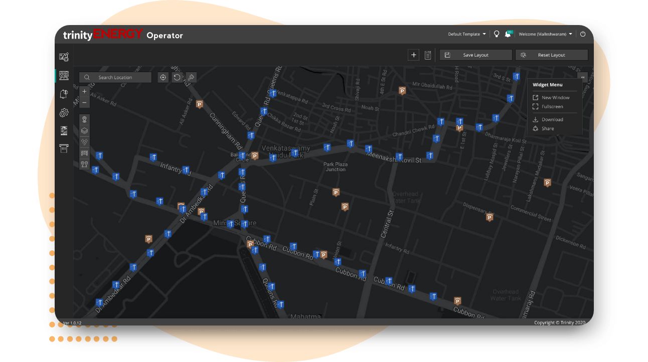 energy management system interface